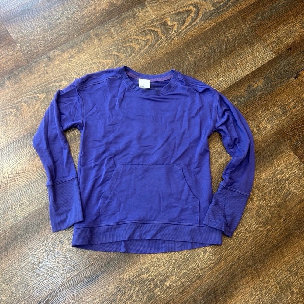 All in Motion Vibrant Purple Crewneck Top